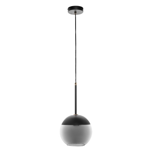 Lara 1P E27, lampa wisząca, max. 60W, czarna AD-LD-6216BE27S ADVITI sufitowa nad stół blat wyspę