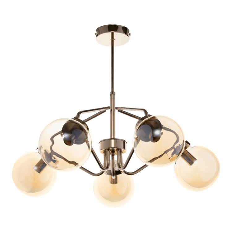 Bulat 5P E14, lampa wisząca, max. 5x40W, złota AD-LD-6220CE14S ADVITI