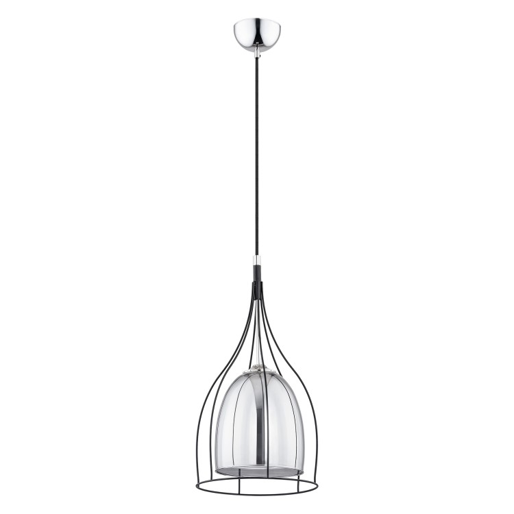 Adele 1P E27, lampa wisząca, max. 60W, czarna AD-LD-6222BE27S ADVITI