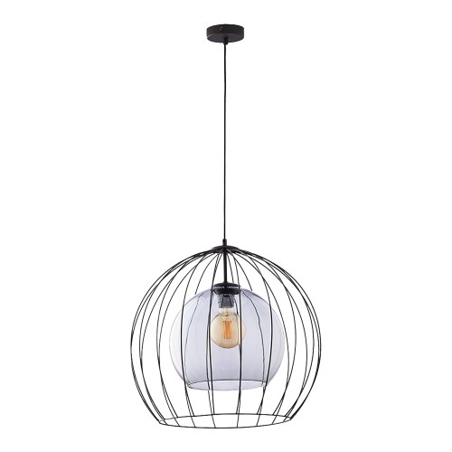 Dunia 500 1P E27, lampa wisząca, max. 15W, czarna AD-LD-6234BE27S ADVITI