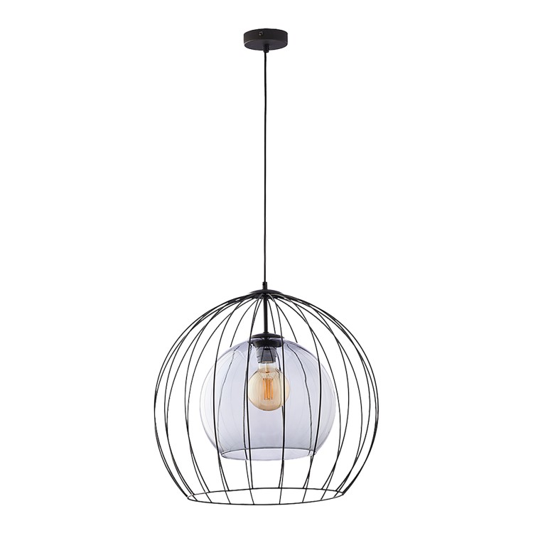 Dunia 500 1P E27, lampa wisząca, max. 15W, czarna AD-LD-6234BE27S ADVITI