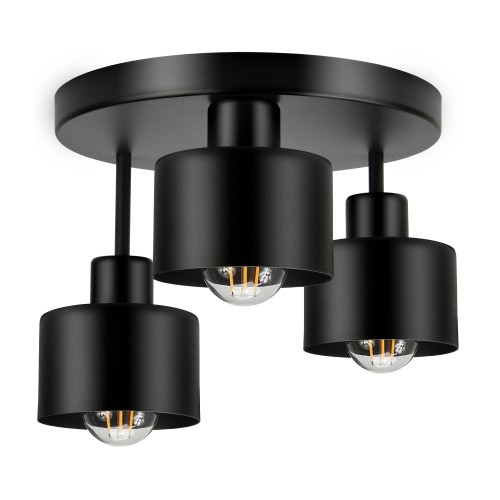 Ramos 3P E27, lampa wisząca, max. 3x60W, czarna AD-LD-6258BE27M ADVITI