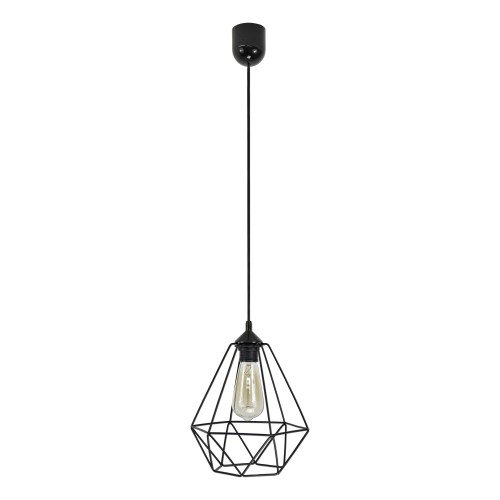 Kebul 1P E27, lampa wisząca, max. 60W, czarna AD-LD-6265BE27M ADVITI