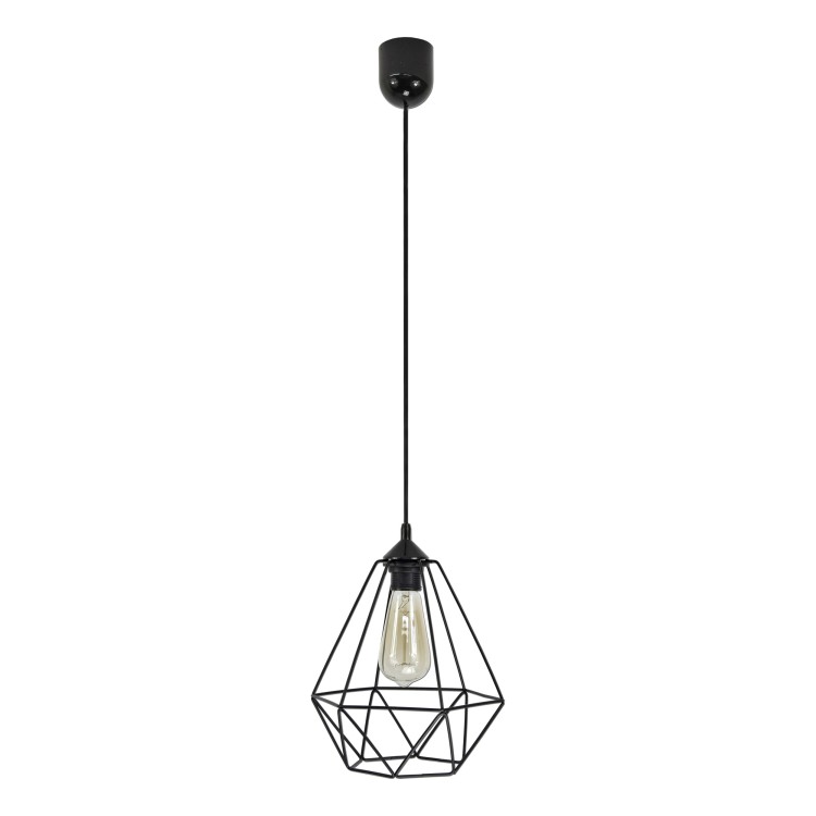 Kebul 1P E27, lampa wisząca, max. 60W, czarna AD-LD-6265BE27M ADVITI