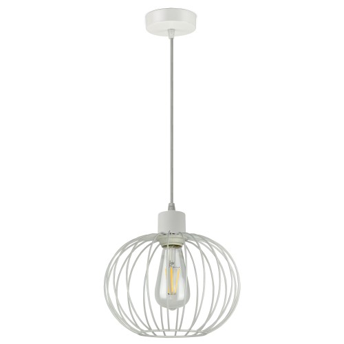 Sola 1P E27, lampa wisząca, max. 60W, biała AD-LD-6266WE27M ADVITI