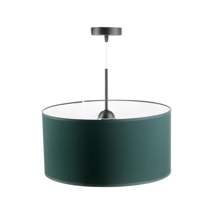 Rollo 1P E27, lampa wisząca, max. 60W, butelkowa zieleń AD-LD-6339GNE27T ADVITI