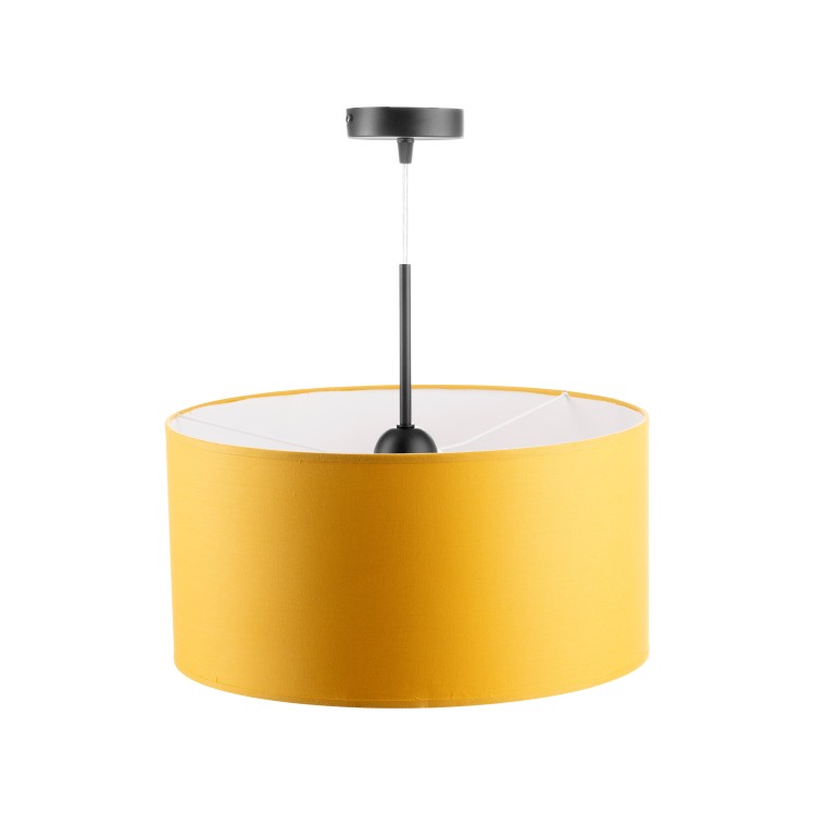 Rollo 1P E27, lampa wisząca, max. 60W, musztardowa AD-LD-6339YE27T ADVITI
