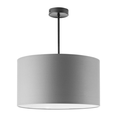 Rollo 1P E27, lampa wisząca, max. 60W, szara, krótka AD-LD-6340GE27T ADVITI