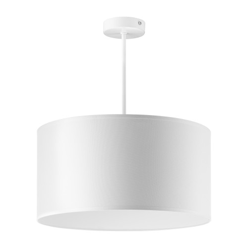 Rollo 1P E27, lampa wisząca, max. 60W, biała, krótka AD-LD-6340WE27T ADVITI