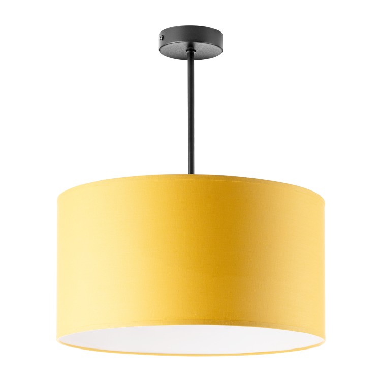 Rollo 1P E27, lampa wisząca, max. 60W, musztardowa, krótka AD-LD-6340YE27T ADVITI