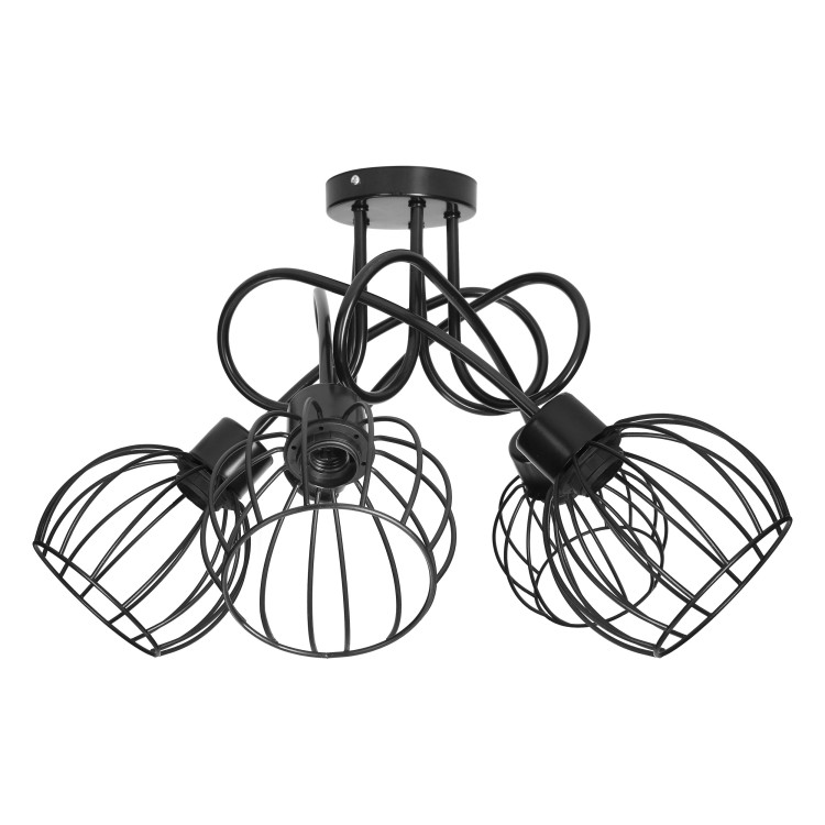 MARBELLA 5P E27, lampa wisząca, max. 5x60W, czarna AD-LD-6353BE27M ADVITI