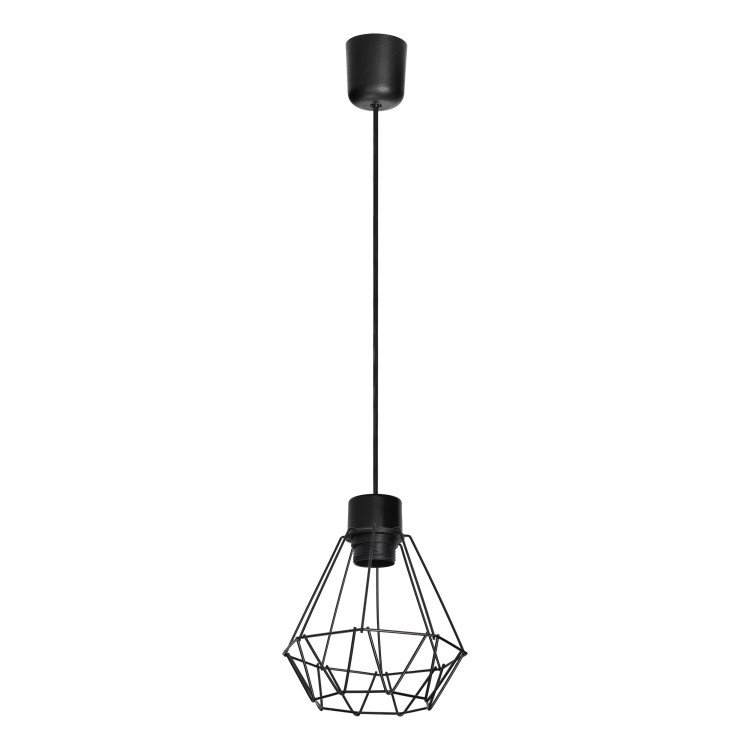 CUBO 1P E27, lampa wisząca, max. 60W, czarna AD-LD-6379BE27M ADVITI