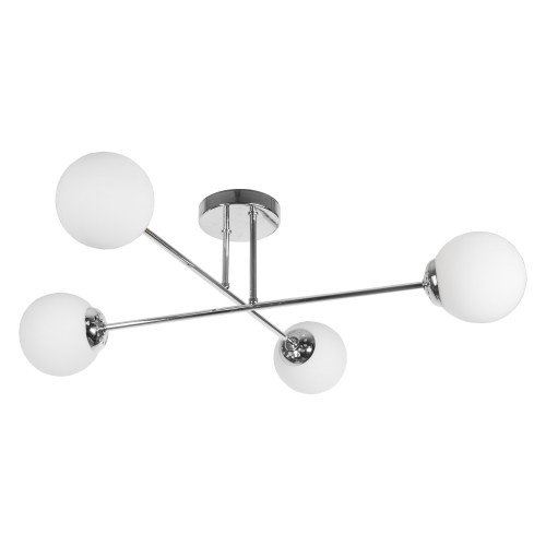 LEIA 4P E27, lampa wisząca, max. 4x60W, chrom AD-LD-6438GGE27SM ADVITI sufitowa nad stół blat