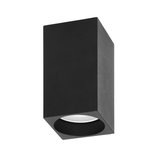 BARBRA DLS GU10 downlight max 50W, IP20, kwadrat, czarny, aluminium AD-OD-6142BGU10 ADVITI