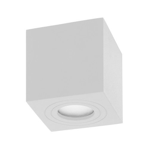 MEGY DLS GU10 downlight max 50W, IP54, kwadrat, biały, aluminium AD-OD-6143WGU10 ADVITI