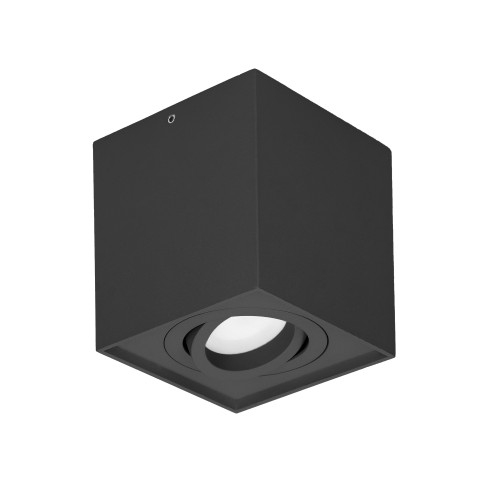 CAROLIN DLS GU10 downlight max 35W, IP20, kwadrat, czarny AD-OD-6145BGU10 ADVITI