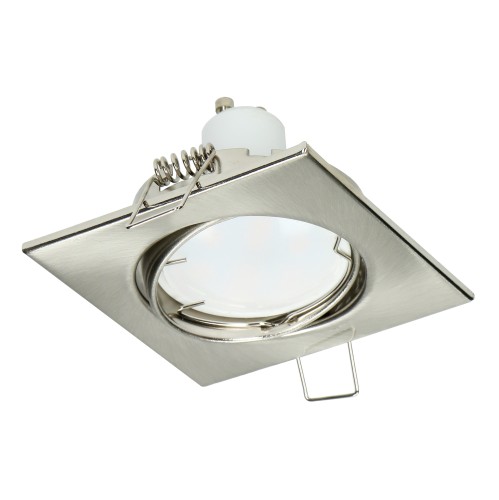 SUTRI SM ramka dekoracyjna oprawy punktowej, MR16/GU10 max 50W, kwadrat, regulowana, satyna AD-OD-6178/N ADVITI oczko