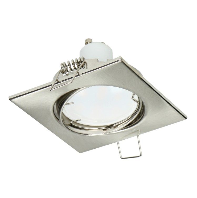 SUTRI SM ramka dekoracyjna oprawy punktowej, MR16/GU10 max 50W, kwadrat, regulowana, satyna AD-OD-6178/N ADVITI oczko