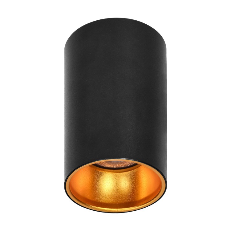 ELIZA, oprawa typu downlight, GU10 max. 35W, IP20, okrągła, czarno-złota, aluminium AD-OD-6521/B-C ADVITI