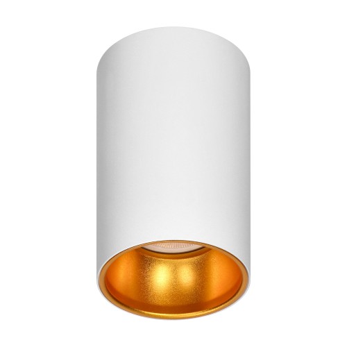 ELIZA, oprawa typu downlight, GU10 max. 35W, IP20, okrągła, biało-złota, aluminium AD-OD-6521/W-C ADVITI