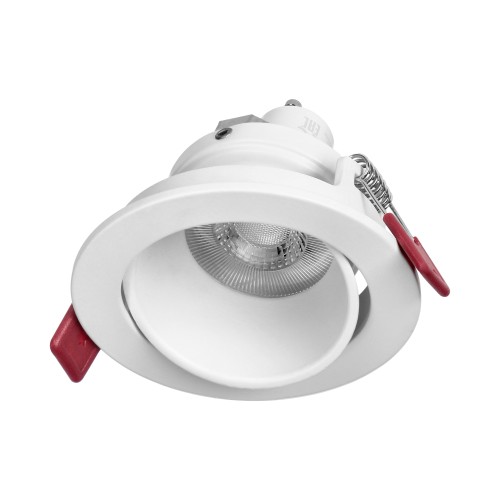 FONDI RC ramka dekoracyjna oprawy punktowej, MR16/GU10 max. 50W, okrągła, stała, aluminiowa, biała AD-OD-6522/W ADVITI oczko