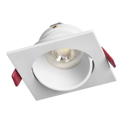 FONDI SC ramka dekoracyjna oprawy punktowej, MR16/GU10 max. 50W, kwadrat, stała, aluminiowa, biała AD-OD-6523/W ADVITI oczko