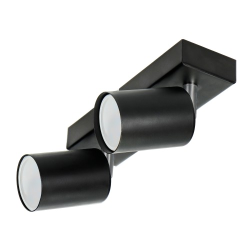 DOA SP 2, oprawa ścienno-sufitowa, GU10 max. 2x50W, IP20, czarna AD-OP-6194BGU10 ADVITI