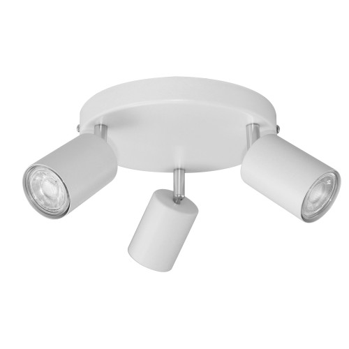 Rino SP 3, oprawa ścienno-sufitowa, GU10 max. 3x50W, IP20, biała AD-OP-6246WGU10 ADVITI