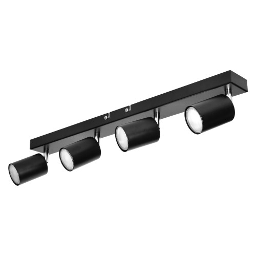 DOA SP 4, oprawa ścienno-sufitowa, GU10 max. 4x50W, IP20, czarna AD-OP-6248BGU10 ADVITI