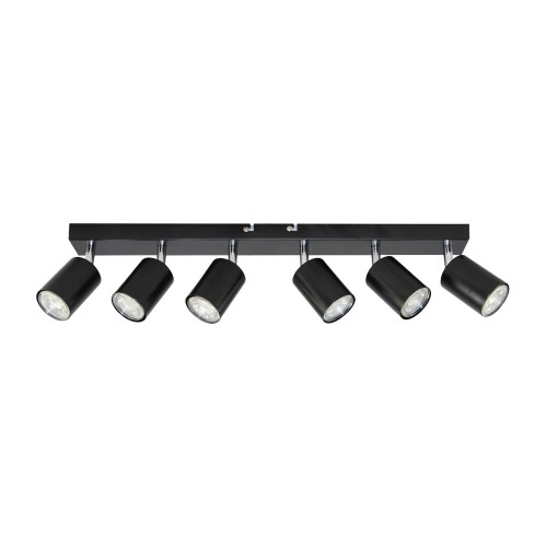 DOA SP 6, oprawa ścienno-sufitowa, GU10 max. 6x50W, IP20, czarna AD-OP-6277BGU10 ADVITI
