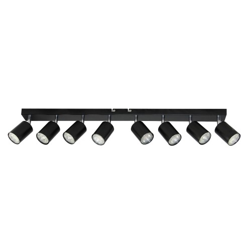 DOA SP 8, oprawa ścienno-sufitowa, GU10 max. 8x50W, IP20, czarna AD-OP-6278BGU10 ADVITI