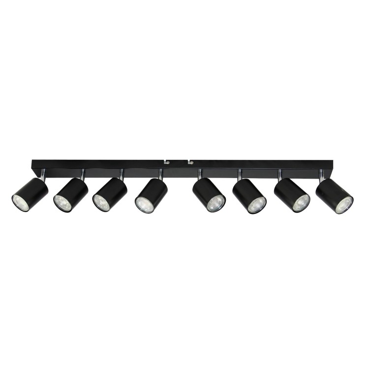 DOA SP 8, oprawa ścienno-sufitowa, GU10 max. 8x50W, IP20, czarna AD-OP-6278BGU10 ADVITI