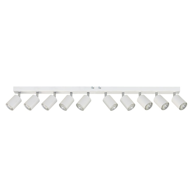 DOA SP 10, oprawa ścienno-sufitowa, GU10 max. 10x50W, IP20, biała AD-OP-6279WGU10 ADVITI