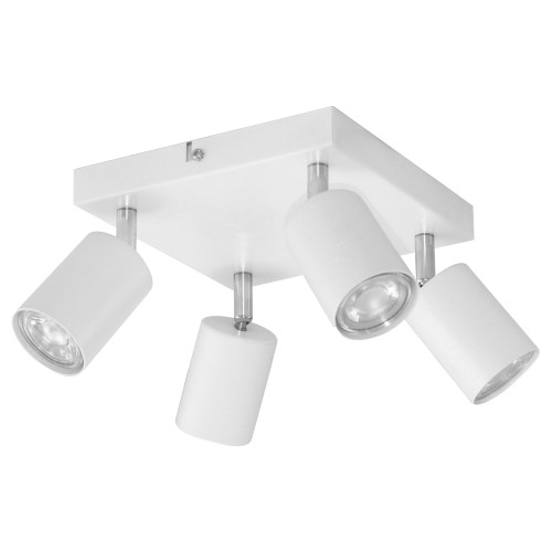 DOA SP 4, oprawa ścienno-sufitowa, GU10 max. 4x50W, IP20, biała, kwadrat AD-OP-6348WGU10 ADVITI