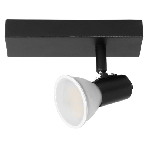 RIO SP 1, oprawa ścienno-sufitowa, GU10 max. 60W, IP20, czarna AD-OP-6429BGU10 ADVITI