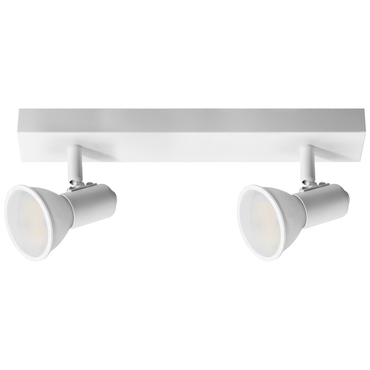 RIO SP 2, oprawa ścienno-sufitowa, GU10 max. 2x60W, IP20, biała AD-OP-6430WGU10 ADVITI