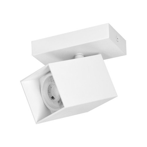 KUBAR SP 1, oprawa ścienno-sufitowa, GU10 max. 35W, IP20, biała AD-OP-6509WGU10 ADVITI