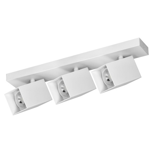 KUBAR SP 3, oprawa ścienno-sufitowa, GU10 max. 3x35W, IP20, biała AD-OP-6511WGU10 ADVITI