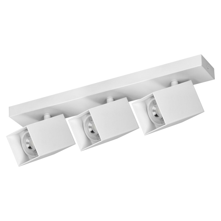 KUBAR SP 3, oprawa ścienno-sufitowa, GU10 max. 3x35W, IP20, biała AD-OP-6511WGU10 ADVITI
