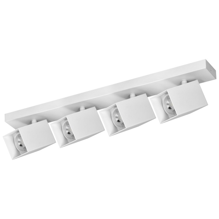 KUBAR SP 4, oprawa ścienno-sufitowa, GU10 max. 4x35W, IP20, biała AD-OP-6512WGU10 ADVITI