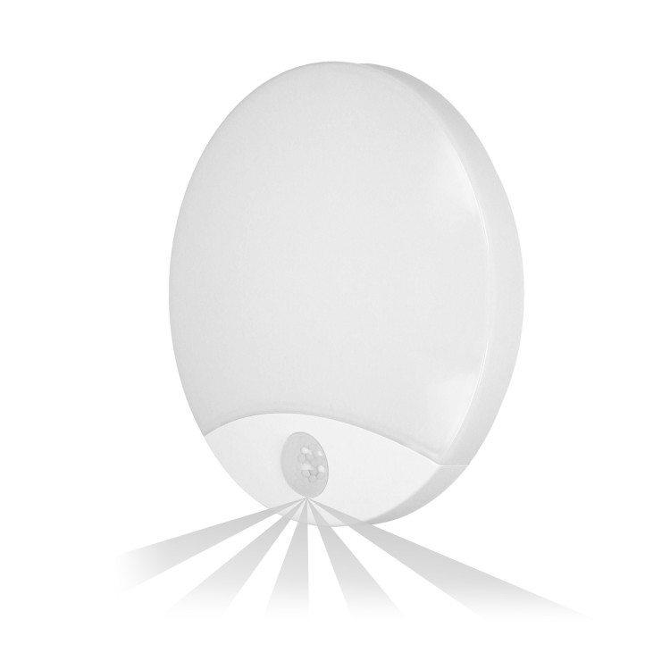 VIRAZON LED 15W, plafon z czujnikiem ruchu, 1050lm, IP44, 4000K, poliwęglan mleczny, biały AD-PL-6064WLPMR4 ADVITI
