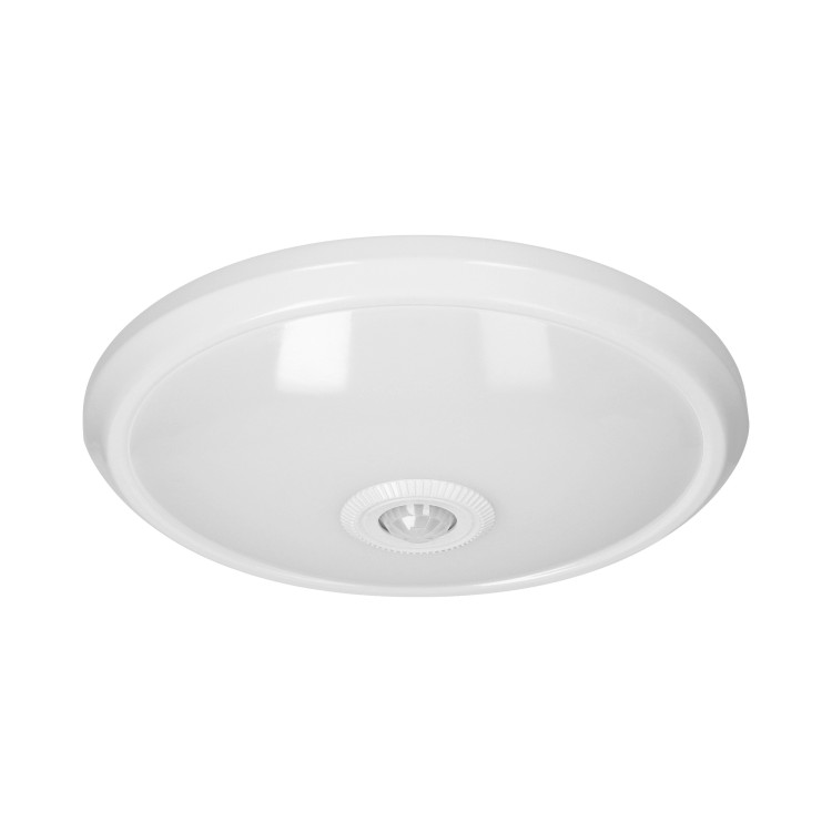 ZONDA LED 16W, plafon z czujnikiem ruchu, 1100lm, IP20, 4000K, poliwęglan mleczny, biały AD-PL-6076WLPMR4 ADVITI