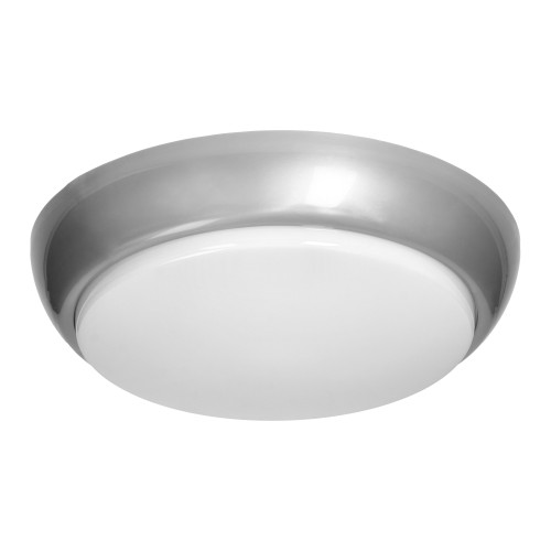 KOKO oprawa , 2xE27 z mikrofalowym czujnikiem ruchu, 2x40W, srebrna-polipropylen, klosz matowy-poliwęglan, IP44, IK10 AD-PL-6256GE27PMM ADVITI