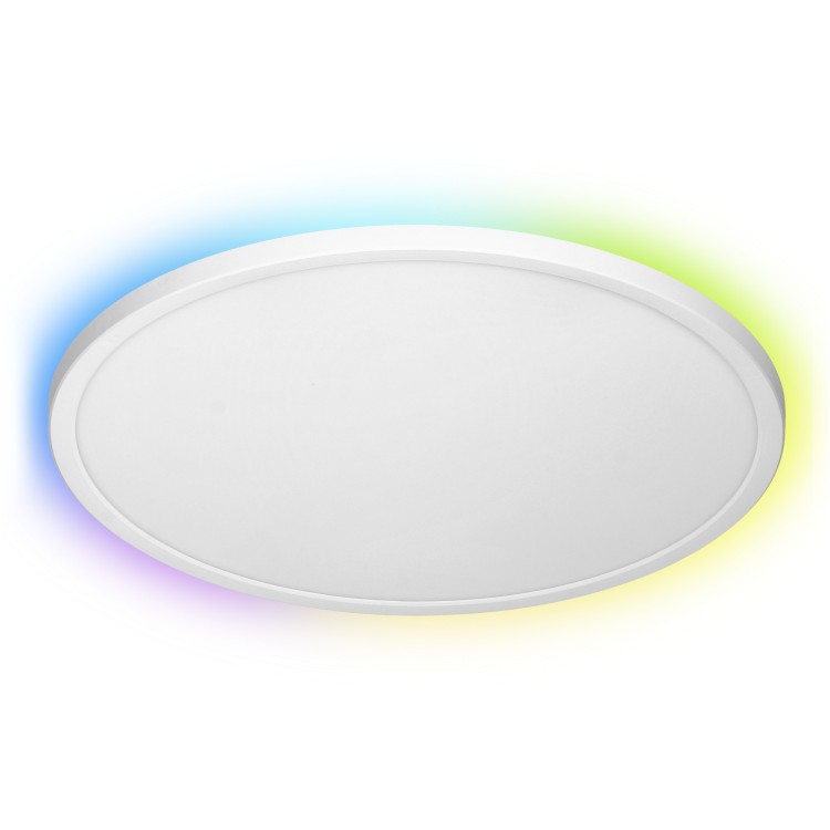 VITO LED 36W, plafon oświetleniowy, 3500lm, IP20, 3000/4000/6500K + RGB, Tuya, biały, Ø 400 AD-PL-6515WLZM/CCT ADVITI