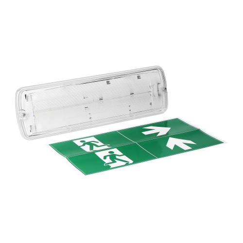 Oprawa sieciowo awaryjna METU LED 2,7W, 3H, IP65, 6000K AD-OA-6197L6 ADVITI