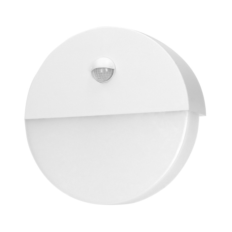 HALIT LED 10W, oprawa ogrodowa z czujnikiem ruchu 140st, 600lm, IP65, 4000K, IK10, biała AD-OP-6116WLPMR4 ADVITI Kinkiet