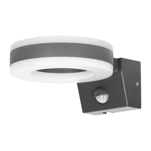 HOWLIT LED 20W, oprawa ogrodowa z czujnikiem ruchu, 1800lm, IP65, 4000K, szara AD-OP-6205GLPMR4 ADVITI Kinkiet