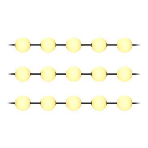 Girlanda oświetleniowa, 15 x 1W, 15 x 60lm, 2500K, 10,5m AD-GO-6559L2,5/10,5M ADVITI