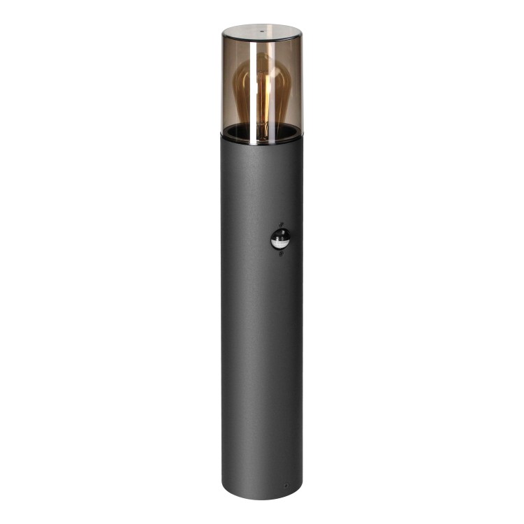 SALVIA oprawa ogrodowa słupek z czujnikiem PIR, E27, max. 15W, IP54, 50cm, szary AD-OP-6575GE27PPR ADVITI