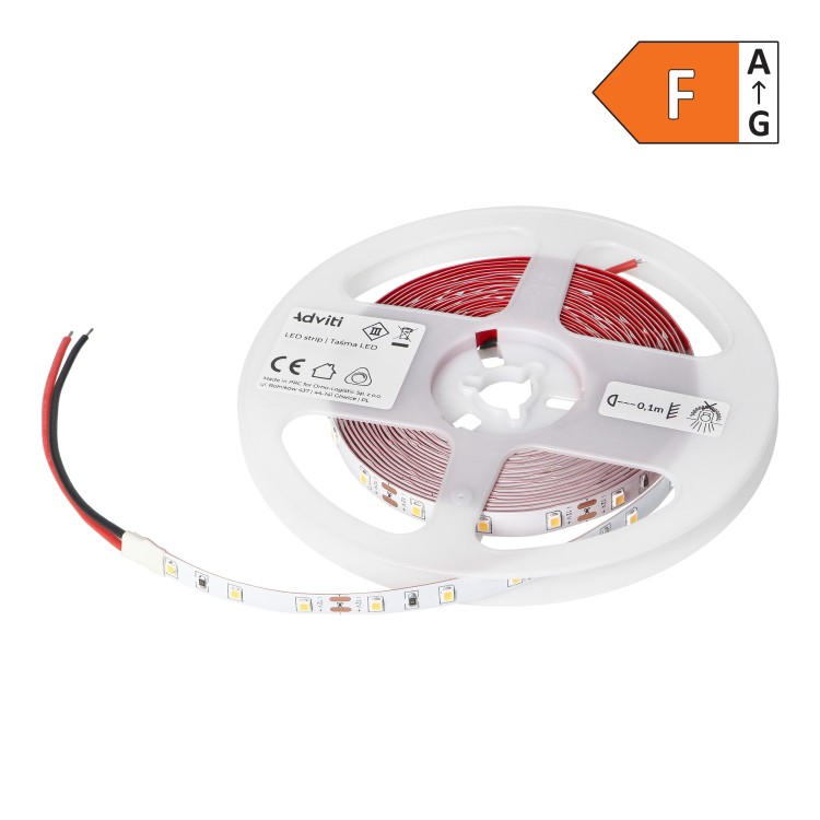 Taśma LED 12V Samsung chipset 2835 60L/m 6W/m IP20 6000K 5m AD-TL-6491L6 ADVITI